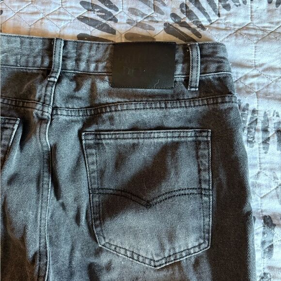 Gallery Dept Charcoal and Black Stacked Flared Denim 32 - Picture 6 of 7